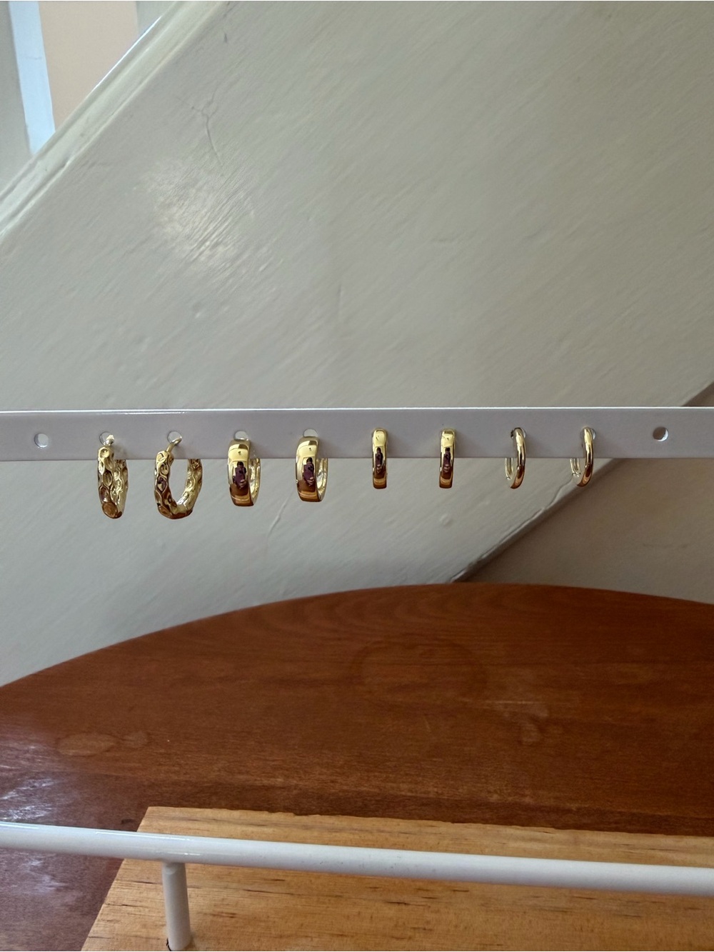 PAVOI Gold Hoop Earrings Lot Bundle Minimalist Everyday Jewelry